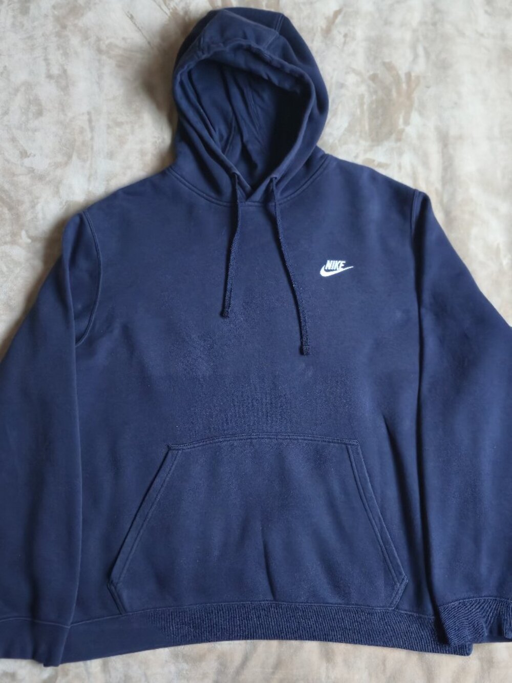 Nike Sportswear Club Fleece Pullover Hoodie Midnight Navy Blue Men's XXL
